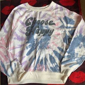 “choose happy” crewneck